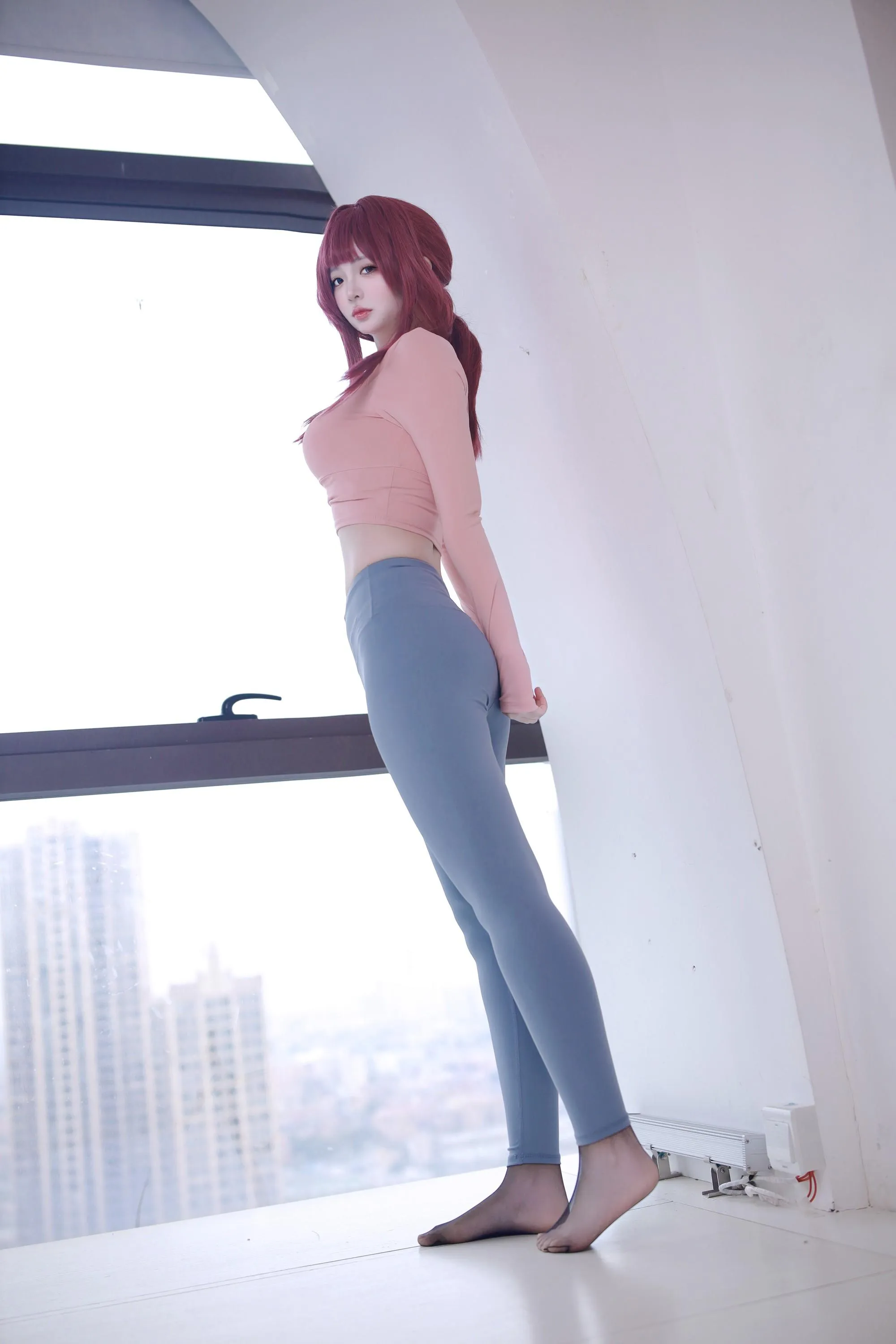 疯猫ss – NO.134 2024年二月限定 瑜伽服 卡芙卡 [58P]插图7